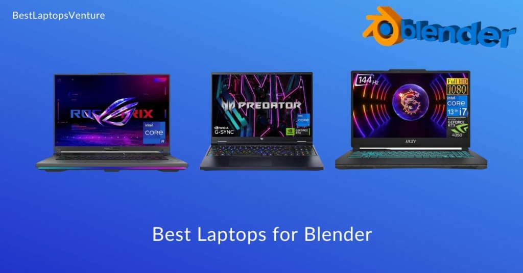 Best Laptops for Blender